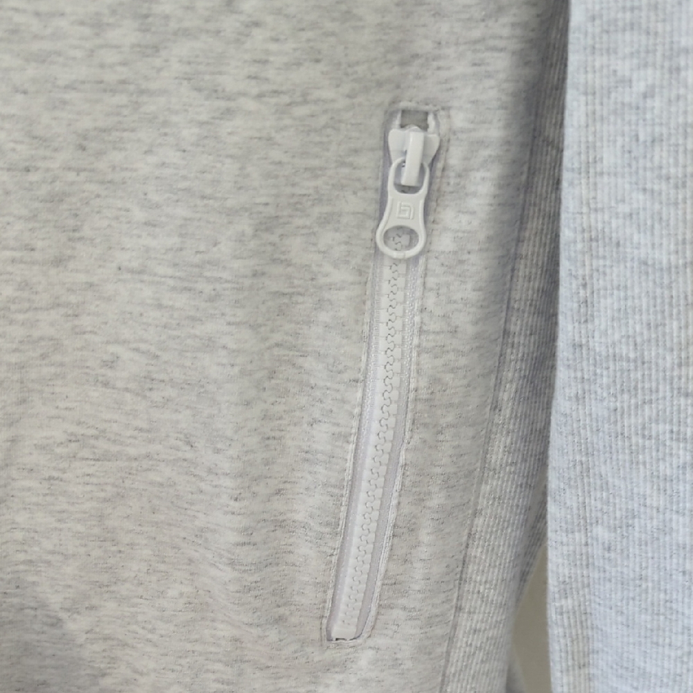 Blanc Noir Light Gray Hooded Trench Coat - Picture 7 of 13